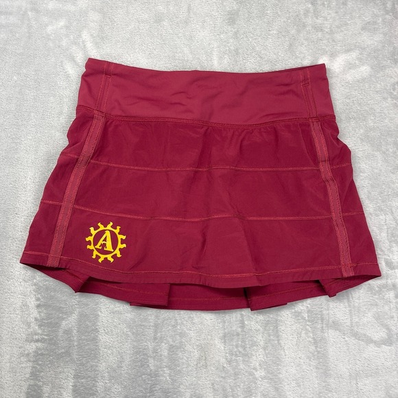 lululemon athletica Pants - Arizona State Sun Devils Skort Womens 2 Red Lululemon NCAA Football Sports Logo